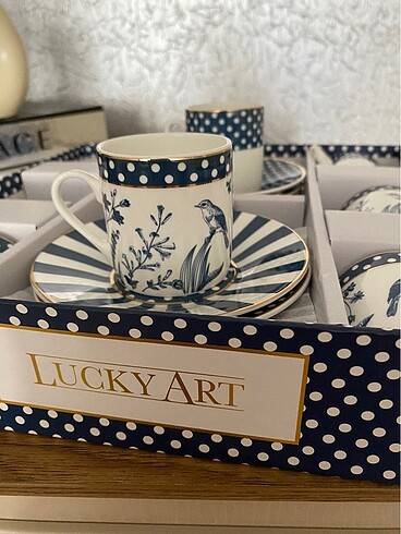 Lucky art kahve fincan takımı