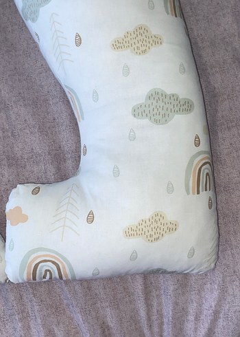 Bej Desenli Hamile ve Emzirme Yastığı - Görsel 3