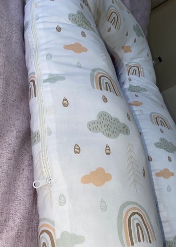 Bej Desenli Hamile ve Emzirme Yastığı - Görsel 4