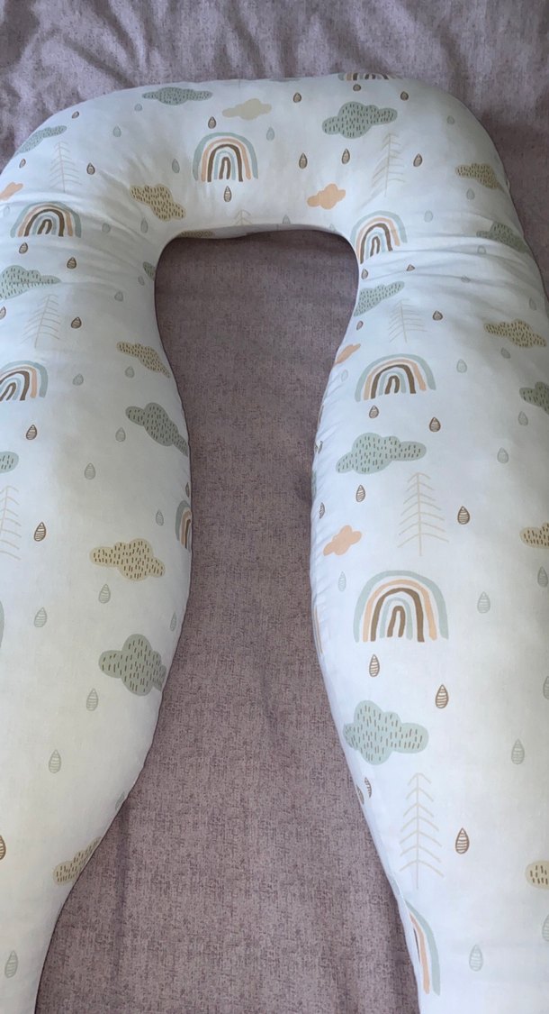 Bej Desenli Hamile ve Emzirme Yastığı - Görsel 2