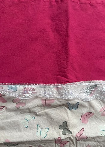 Pembe ve Pastel Kelebek Desenli bebek alt açma - Görsel 2