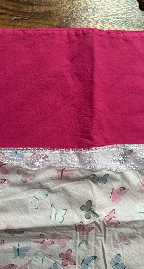 Pembe ve Pastel Kelebek Desenli bebek alt açma - Görsel 2