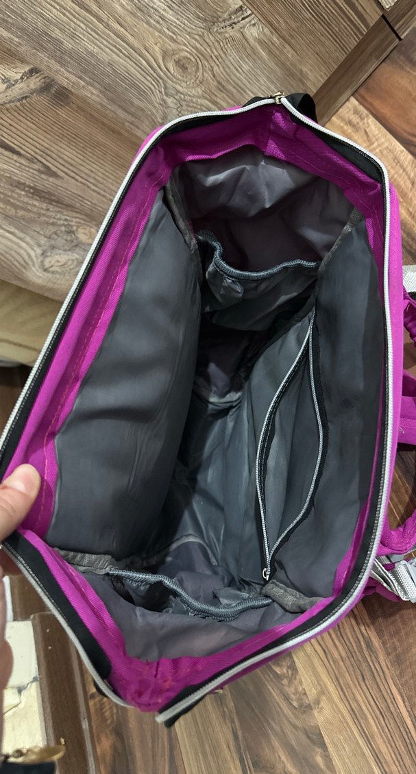 Mor Bebek Çantası, Çok Renkli, Desensiz - Görsel 5