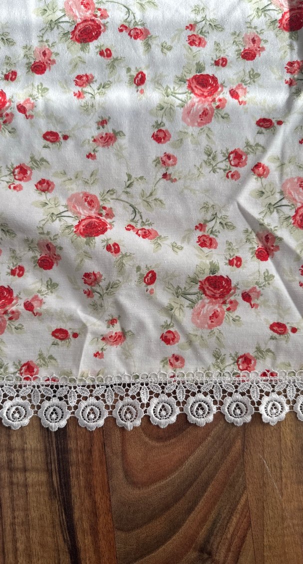 Dantel Detaylı Beyaz Çiçekli bebek örtüsü - Görsel 2