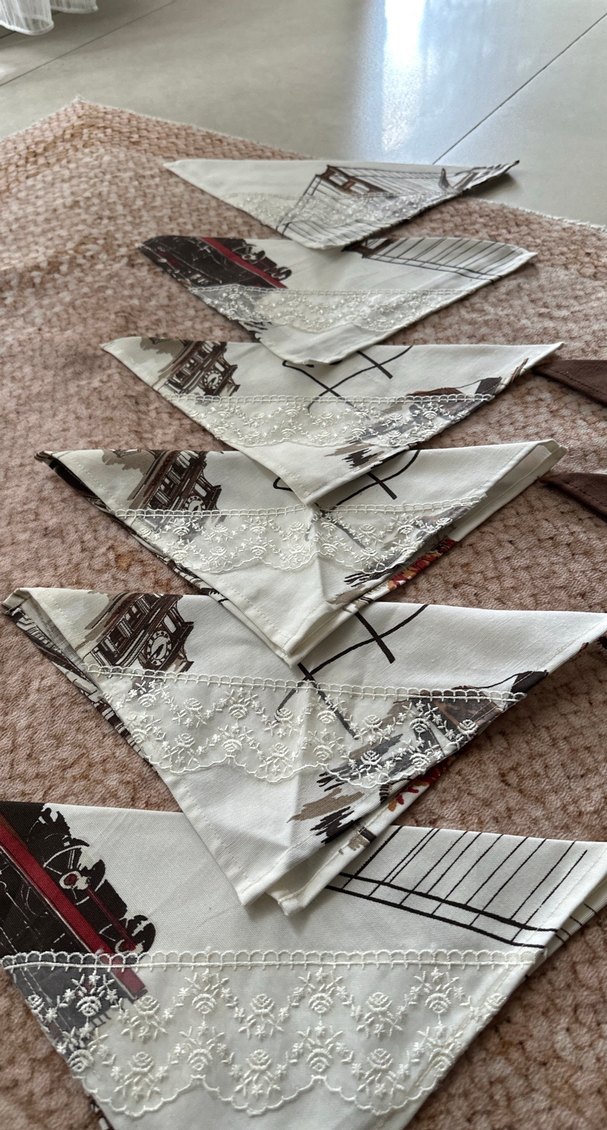 Baskılı Vintage Mutfak takımı - Görsel 3