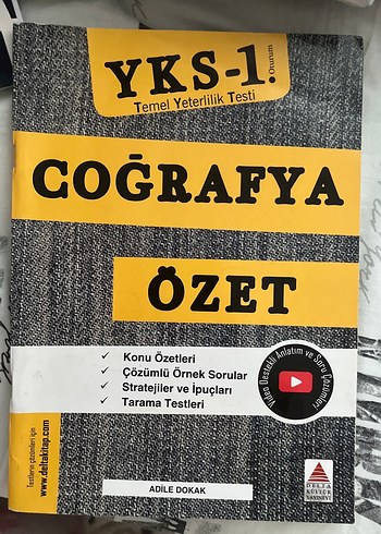 YKS-1 Coğrafya Özet Kitabı
