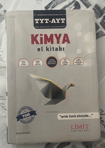 TYT-AYT Kimya El Kitabı - Limit Yayınları