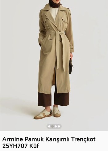 Armine Trençkot Küf Yeşili *yeni* - Görsel 4