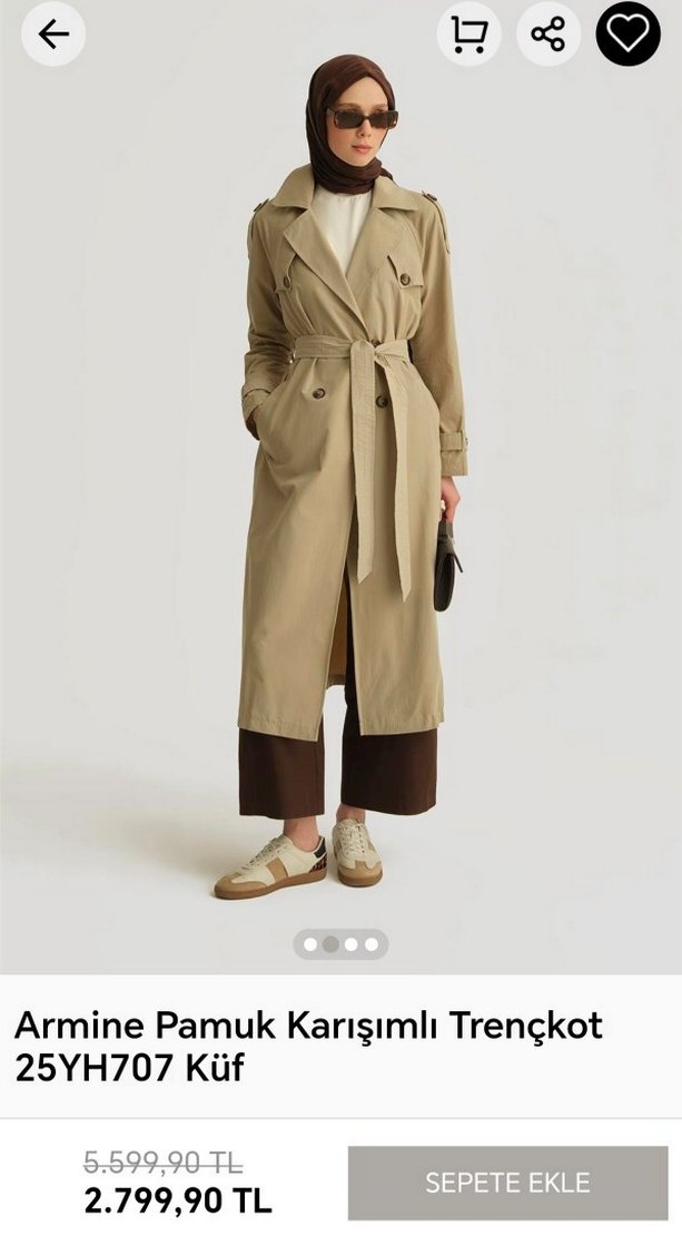 Armine Trençkot Küf Yeşili *yeni* - Görsel 4
