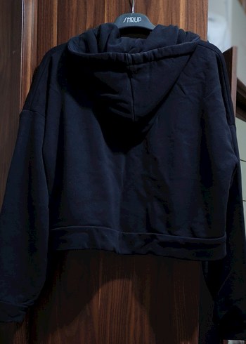 Diğer Manuka Kadın Siyah Fermuarlı Sweatshirt