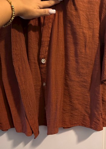 Zara kiremit rengi takım - Görsel 7