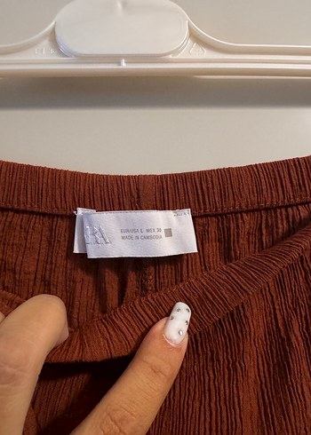 Zara kiremit rengi takım - Görsel 3