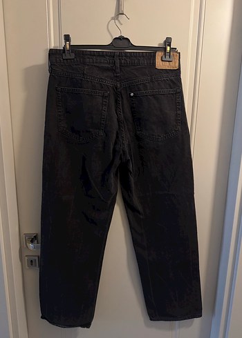 Hm Kadın Siyah Bol Kesim Kot Pantolon - Görsel 5