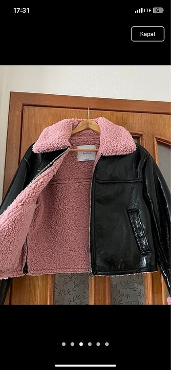 Bershka İçi kürklü ceket