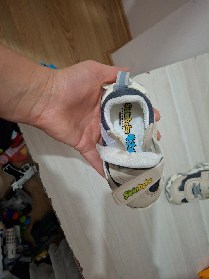 Bej gri  Erkek Çocuk Spor Ayakkabı - Görsel 4