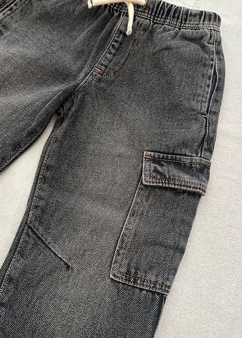 4 Yaş Beden gri Renk Zara Erkek Çocuk Kargo Jogger Jean