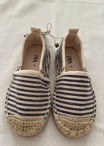 Zara çocuk Çizgili Espadril - Görsel 2