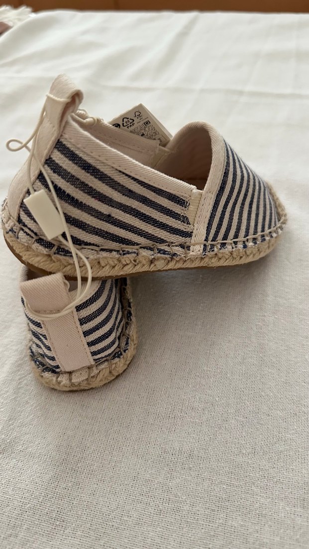 Zara çocuk Çizgili Espadril - Görsel 5