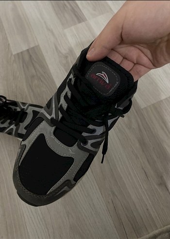 Diğer Gri Bağcıklı Erkek Spor Ayakkabı 44 numara