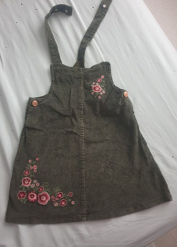 Nakışlı Kız Çocuk Hippi Elbise - Görsel 2