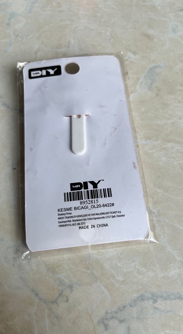 Pembe Kedi Pençesi Tasarımlı Maket Bıçağı - Görsel 2