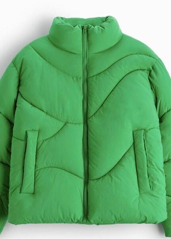 Zara Zara - Yeşil Şişme Mont / Puffer Coat