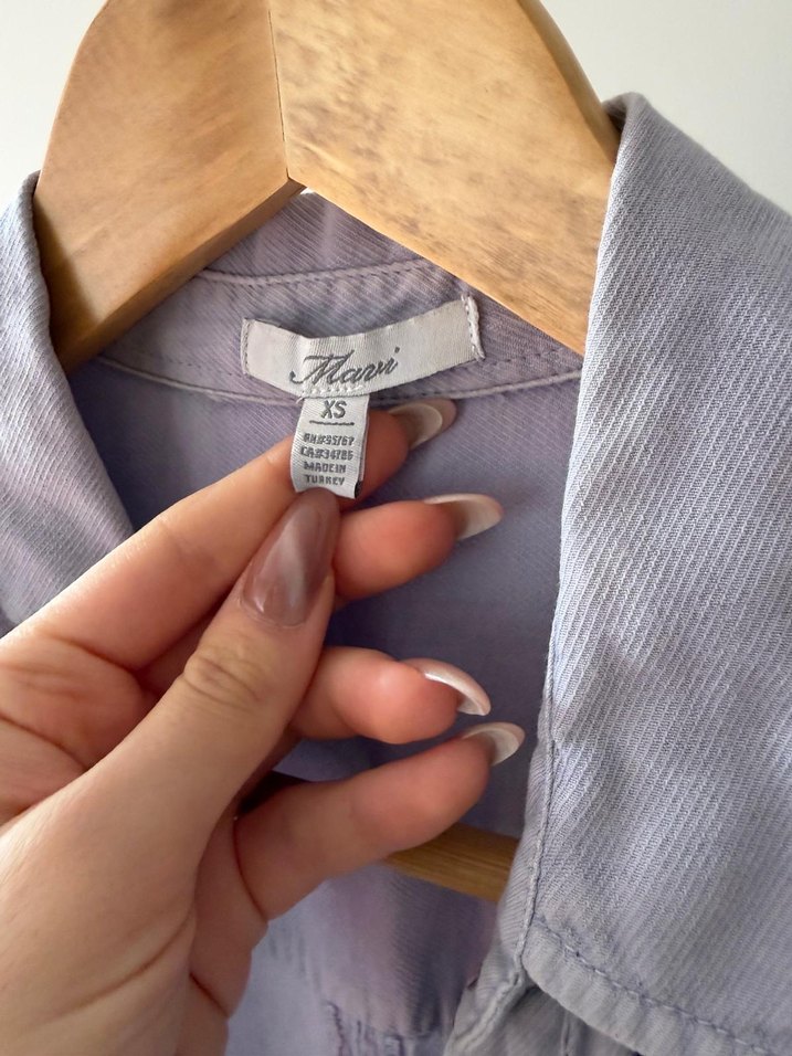 Açık Lila Gömlek - Görsel 2