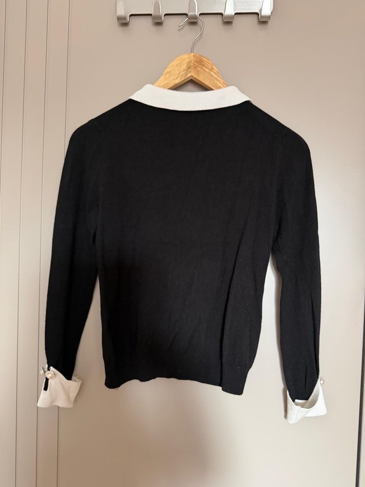 Zara Siyah Kadın Kazak - Görsel 5