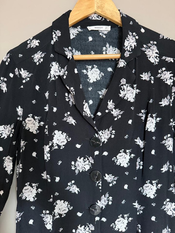 Mango Siyah Elbise - Görsel 3