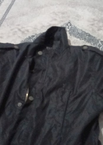 Düğmeli Siyah Erkek Sokak Stili Ceket - Görsel 2