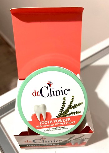 Dr.Clinic Dağ Kekiği Özlü Diş Tozu - Görsel 3