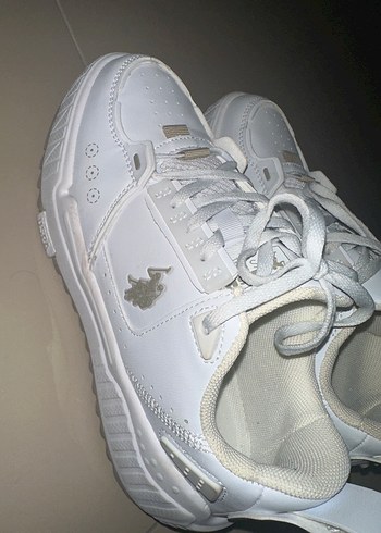 U.S.Polo ASSN. Beyaz Bağcıklı Spor Kadın Sneakers - Görsel 6