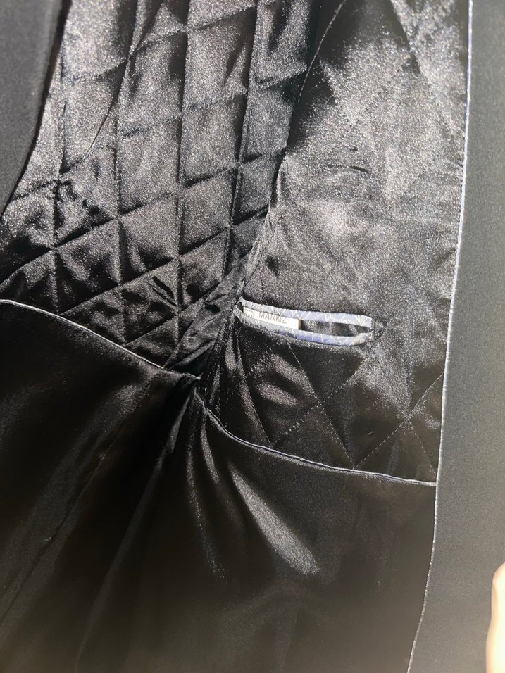 Siyah Süet Düğmeli Erkek Midi Kaban - Görsel 4