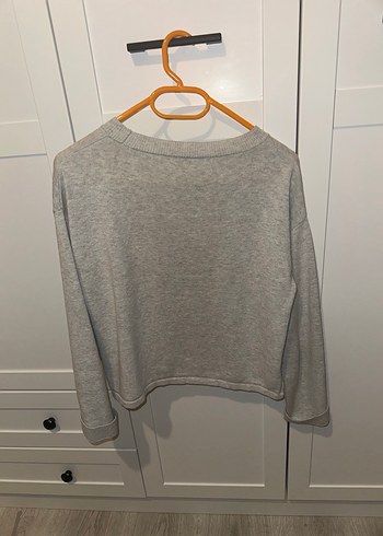 Bluz Uzun Kollu  gri - Görsel 2