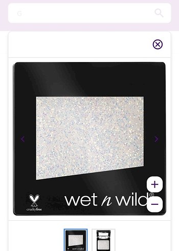 Simli gümüş Göz Farıglitter - Görsel 2