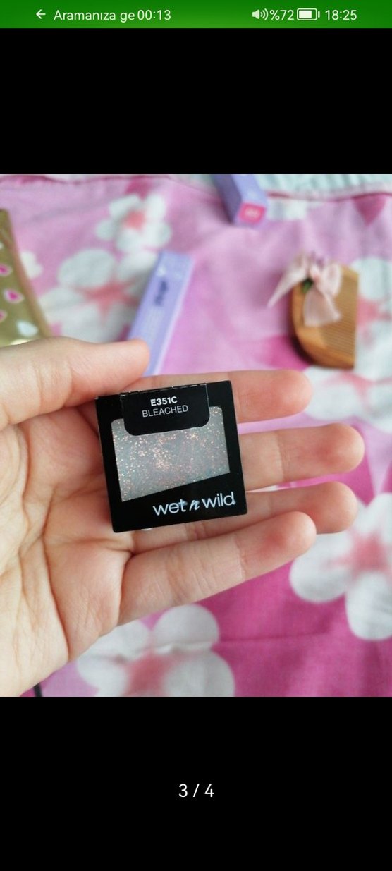 Simli gümüş Göz Farıglitter - Görsel 3