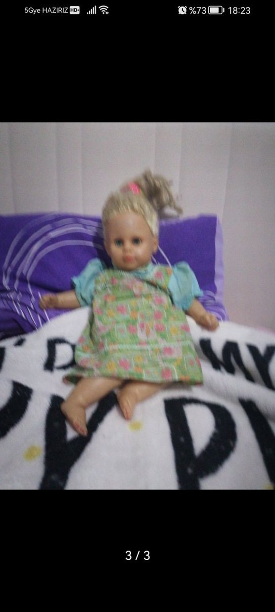 Kıyafetli oyuncak bebek - Görsel 3