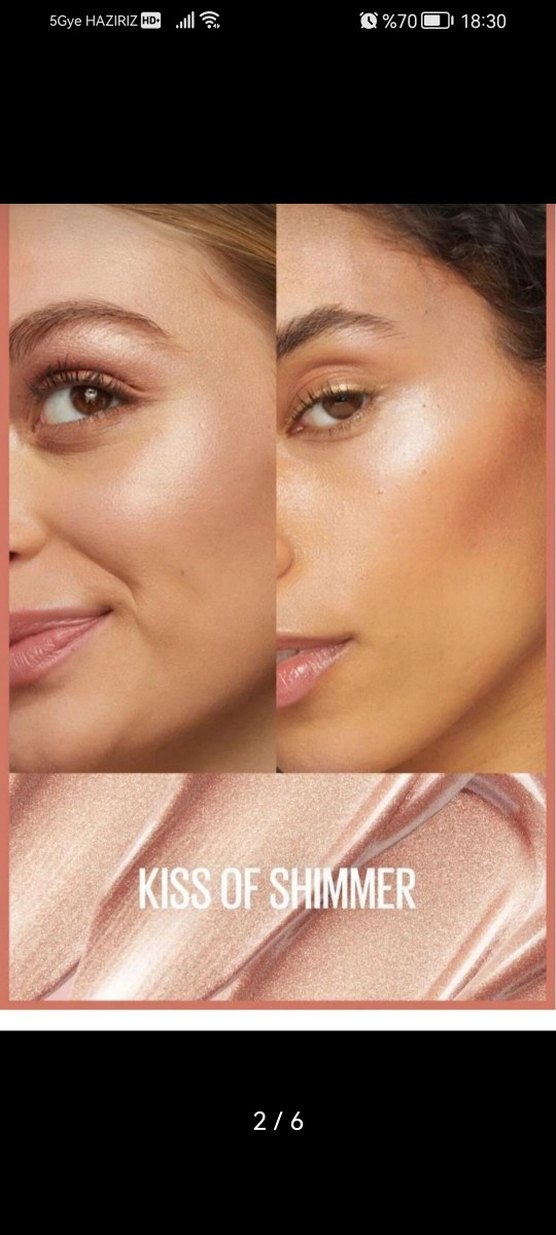 Orijinal Maybelline NewYork highlighter 20 Kiss of Shimmer. - Görsel 2