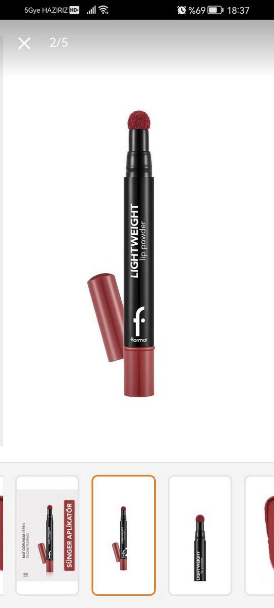 Flormar lip powder Ruj 006 - Görsel 2