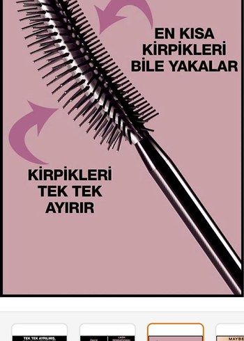Maybelline Lash Sensational Siyah Maskara - Görsel 3