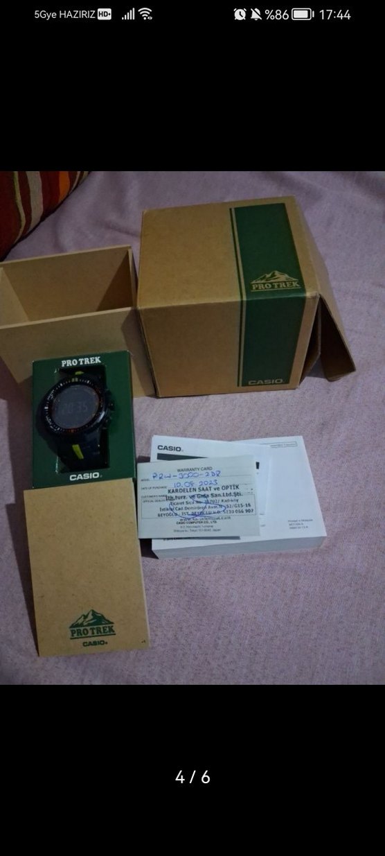 Casio ProTrek Mavi Erkek Dijital Saat - Görsel 5