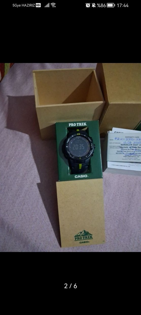 Casio ProTrek Mavi Erkek Dijital Saat - Görsel 4