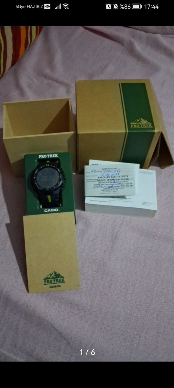 Casio ProTrek Mavi Erkek Dijital Saat - Görsel 3