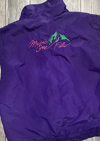 Vintage Fıla Magic Line Dağcı yelek - Görsel 5