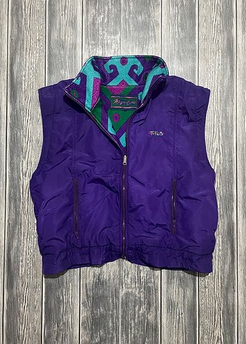 Vintage Fıla Magic Line Dağcı yelek - Görsel 2