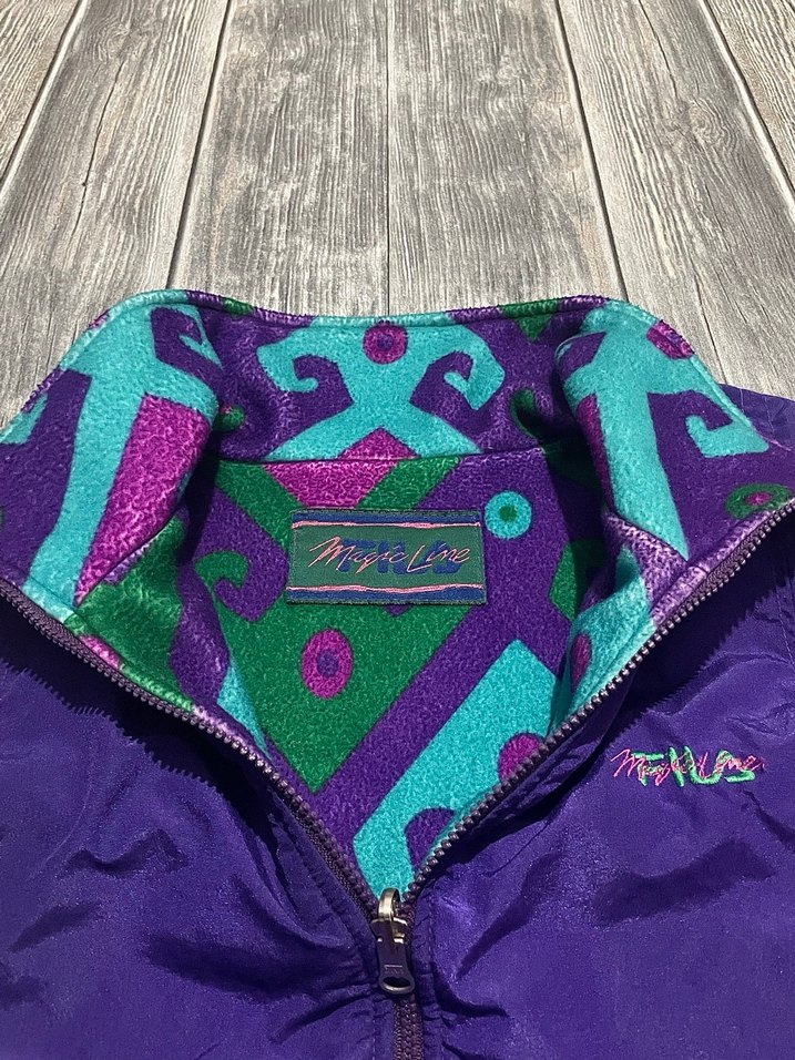 Vintage Fıla Magic Line Dağcı yelek - Görsel 3