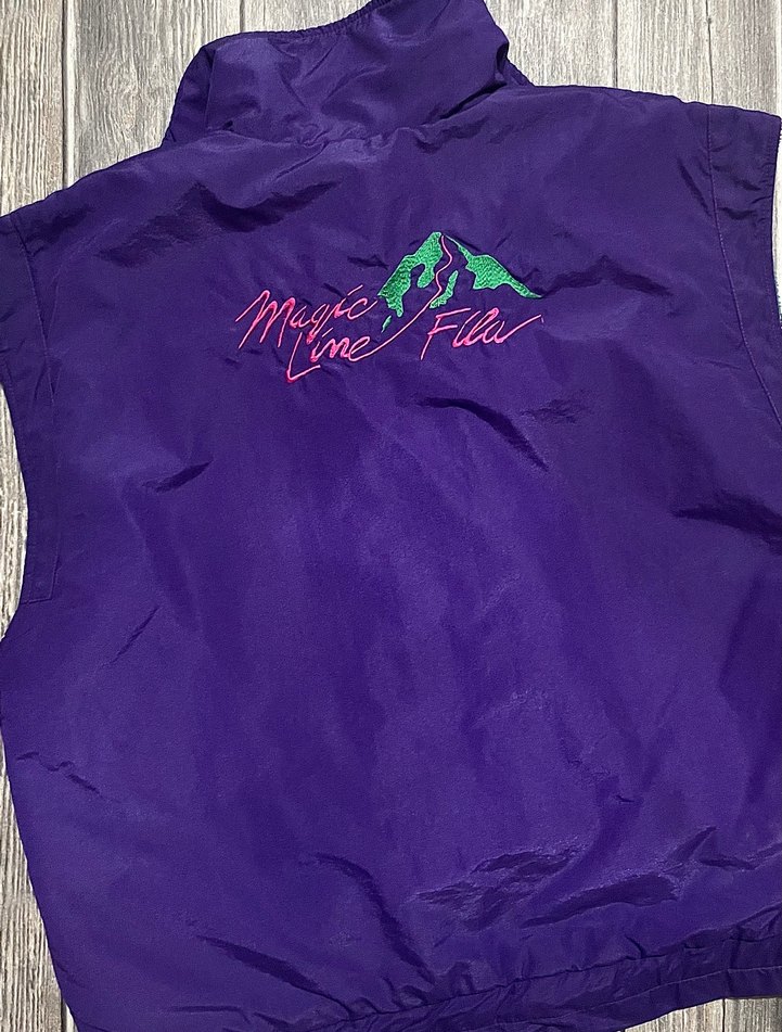 Vintage Fıla Magic Line Dağcı yelek - Görsel 5