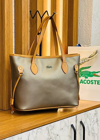 Lacoste Kadın Kahverengi Deri Çanta