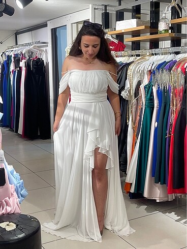 xl Beden beyaz Renk Söz Nikah Kıyafeti