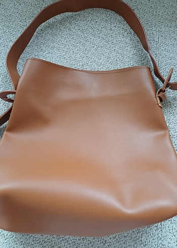 Diğer Minimalist Kahverengi Deri Kadın Çanta